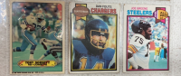 (9) 1979-1983 Hall Of Famer NFL Cards Such As Walter Payton, Terry Bradshaw, Earl Campbell, Mel Blount And More - 2