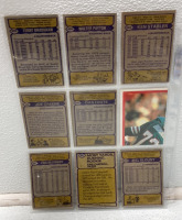 (9) 1979-1983 Hall Of Famer NFL Cards Such As Walter Payton, Terry Bradshaw, Earl Campbell, Mel Blount And More - 4