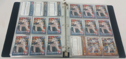 Binder With Approximately (250) 2015 Topps Baseball Cards