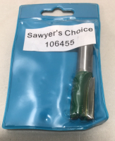 (5) New Sawyers Choice 3/4” Width 3” Length Straight Shaft Carbide Tipped Router Bits - 2