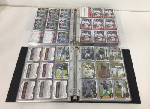 (1) Binder Of Approximately (300) 2015 Bowman And Bowman Chrome Baseball Cards (1) Binder Of Approximately (400+) 2015 Topps Baseball Cards