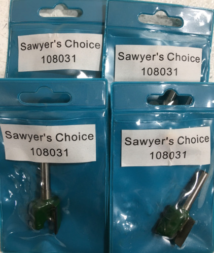 (4) New Sawyer’s Choice 1/4" Radius Round Over Router Bits