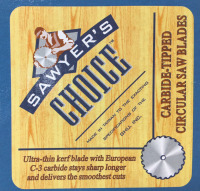 (4) Sawyer’s Choice Carbide-Tipped Circular Saw Blades 3550 5-1/2”x36Tx.063”x5/8”-1/2” - 3