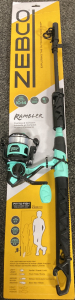 BRAND NEW ZEBCO RAMBLER COLLAPSIBLE FISHING COMBO