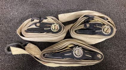 (3) RATCHET LOAD STRAPS