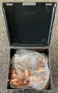 BRAND NEW CONTAINER OF WINCHESTER 40 CAL/10MM FMJ 165 GRAIN BULLETS 100 COUNT