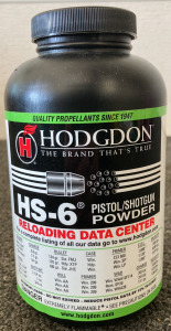 1 LB. BOTTLE HODGDON HS-6 PISTOL/SHOTGUN POWDER