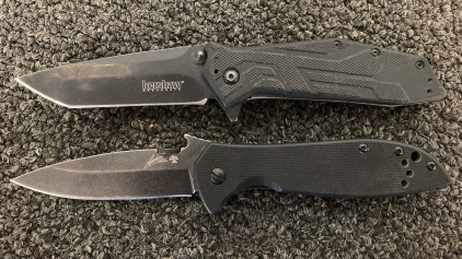 (2) KERSHAW FOLDING POCKET KNIVES