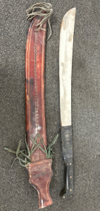 MADE IN EL SALVADOR MACHETE AND SHEATH