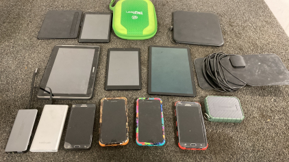CELLPHONES, TABLETS, POWER CELLS, NOT TESTED - NO CHARGER