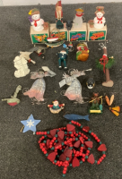 (4) SCHYLLING TIN TOY ORNAMENTS AND MORE