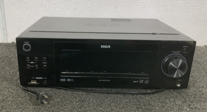 RCA HOME THEATRE RECEIVER (POWERS ON)