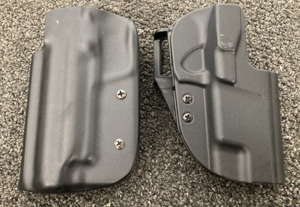 LEFT AND RIGHT HANDED PISTOL HOLSTERS