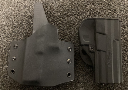 LEFT AND RIGHT HANDED PISTOL HOLSTERS- SIG SAUER AND OTHER BRAND