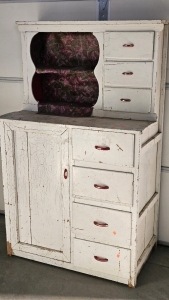 ANTIQUE 41X23X66 CABINET