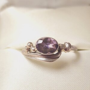 Silver Amethyst Ring