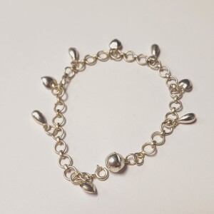 Silver 7.65G 7.5" Bracelet