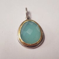 Silver Chaceldony Pendant