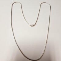 Silver Snake Chain 24" Necklace