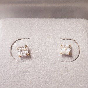 10K CZ Earrings