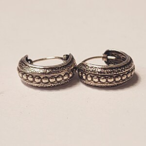 Silver Hoop Earrings