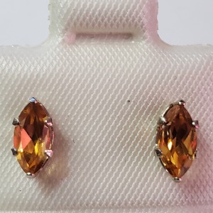 10K Citrine Earrings