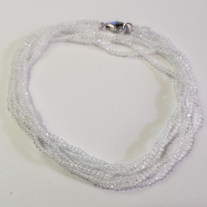 Silver White Quartz Necklace