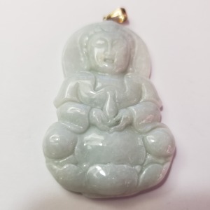 14K Jadeite Pendant