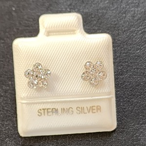 Silver CZ Earrings