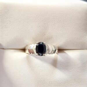 Silver Onlyx CZ Ring