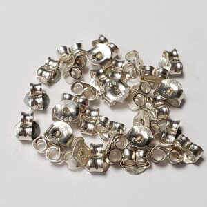 Silver Mutil 3G Earring Backs