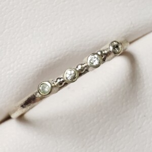 Silver CZ Ring