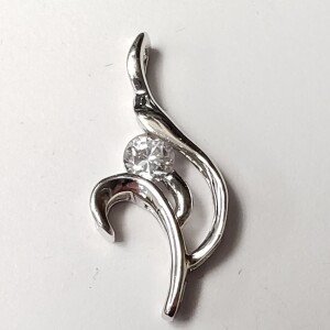 Silver CZ Pendant