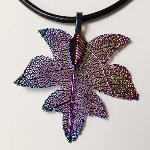 Natural Leaf Necklace