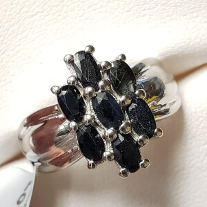 Silver Sapphire(1.8ct) Ring