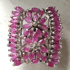 Silver Ruby Ring