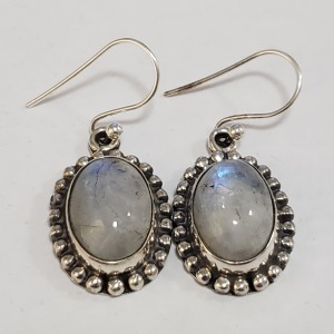 Silver Moonstone Earrings