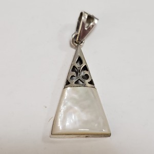 Silver Mother Of Pearl Pendant