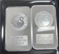 (2) 1oz 9999 Fine Silver