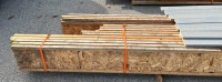 BUNDLE OF I BEAMS 30FT, 22FT, 24FT AND GREY POURCH WOOD - 3