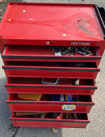 SMALL RED CRAFTSMAN TOOL BOX W/ TOOLS - 2