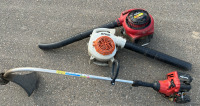 STIHL GAS BLOWER & HOMELITE GAS BLOWER AND WEEDEATER