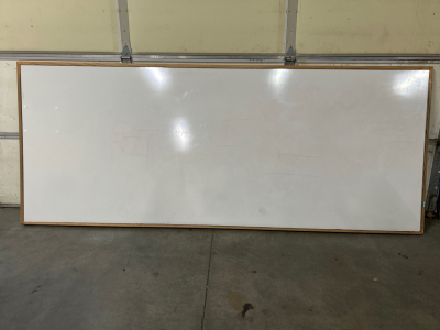 (4) LARGE WHITEBOARDS 10-1/2’x 4-1/2’ SOME HAVE TRIM AND OTHERS DONT