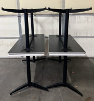 (4) GREY/ WHITE 60”x 40” TABLES / DESKS - 3