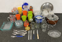 Pyrex Dishes And More Kitchen Items