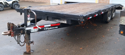 2007 CB TRAILERS 20-FOOT TANDEM-AXLE FLATBED TRAILER