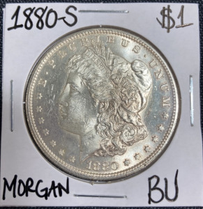 1880-S BU Morgan Silver Dollar