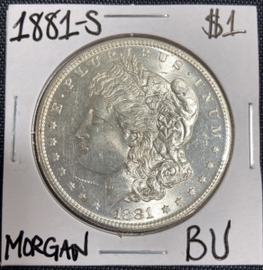 1881-S BU Morgan Silver Dollar