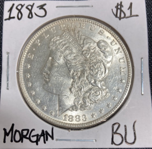 1883 BU Morgan Silver Dollar