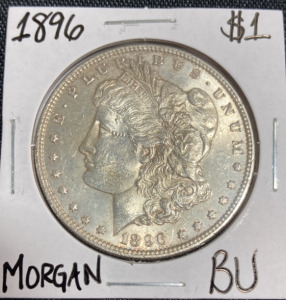 1896 BU Morgan Silver Dollar